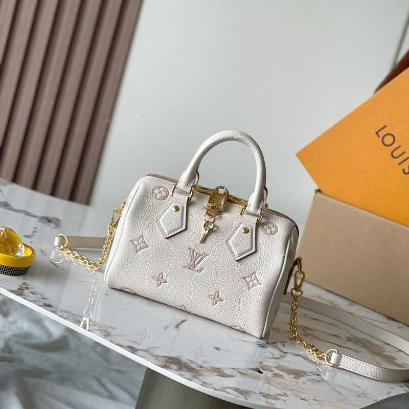 LV Speedy Bandoulière 20 Genuine Leather Bags M14291