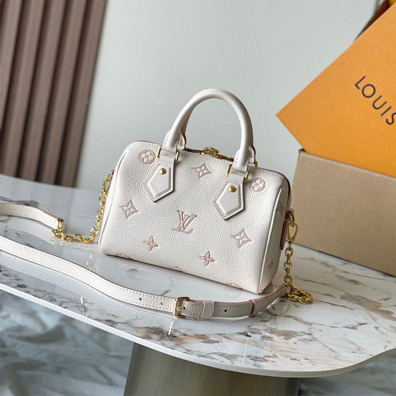 LV Speedy Bandoulière 20 Genuine Leather Bags M14291