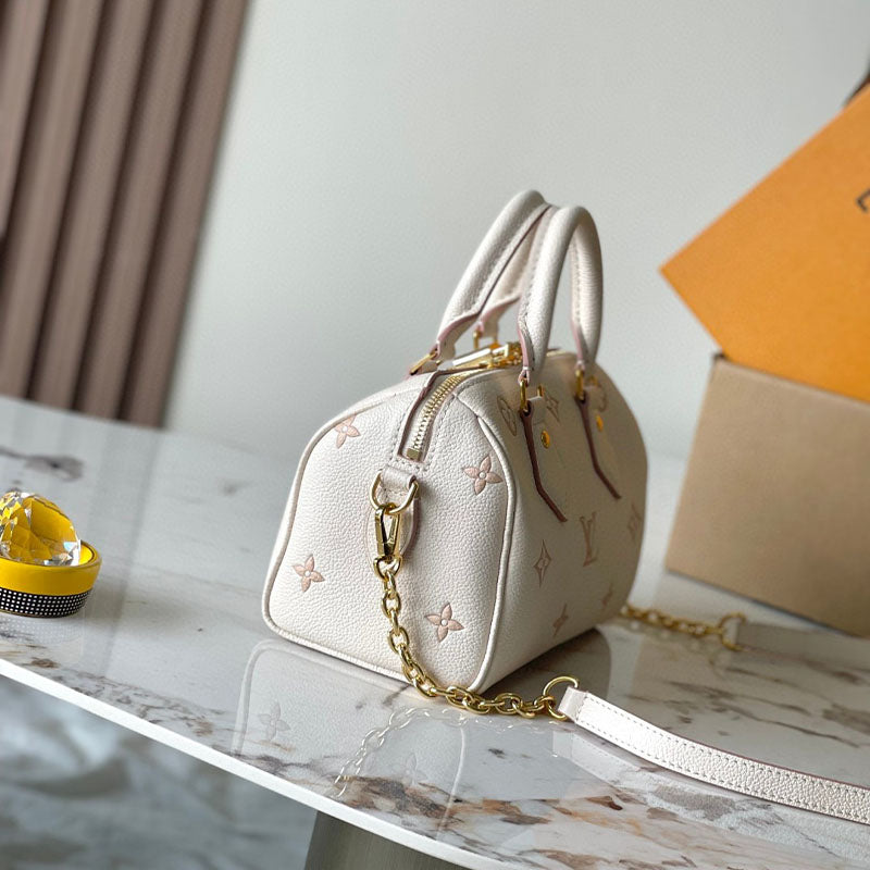LV Speedy Bandoulière 20 Genuine Leather Bags M14291