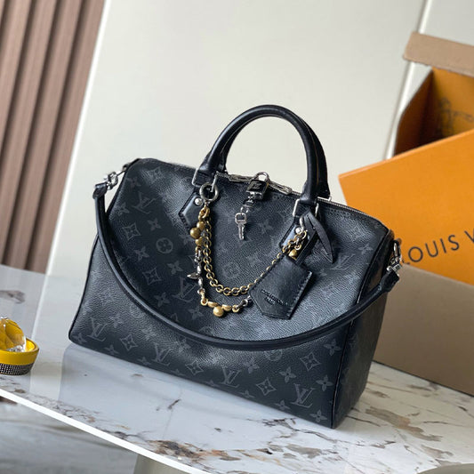 LV Speedy Soft 30 Monogram Eclipse M15102 Bag