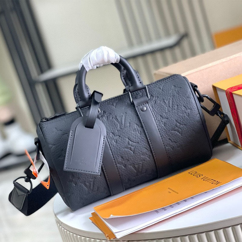 LV Keepall Bandoulière 25 Monogram Taurillon Leather M20900