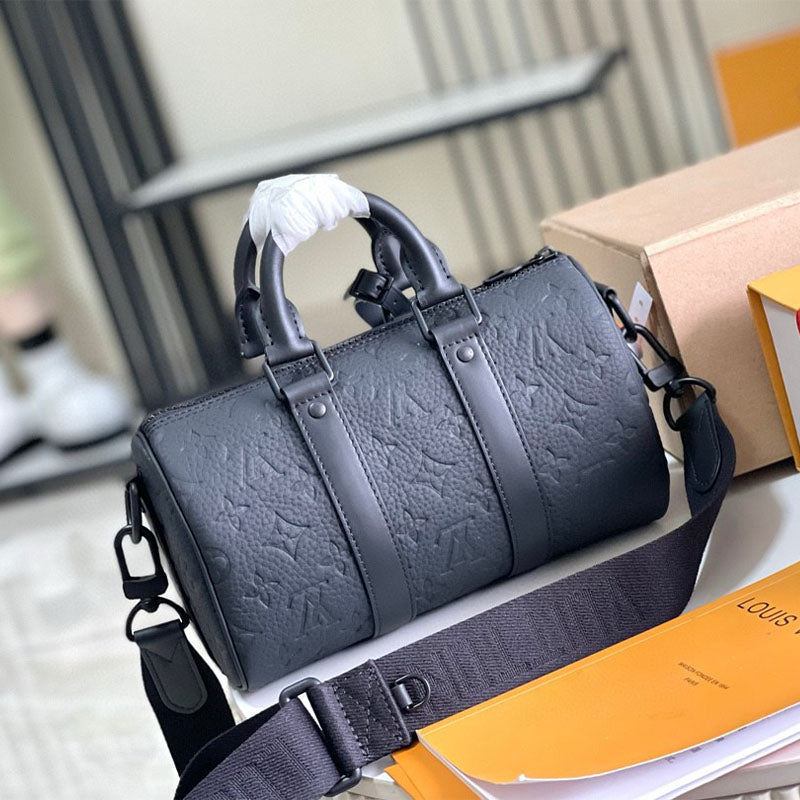 LV Keepall Bandoulière 25 Monogram Taurillon Leather M20900