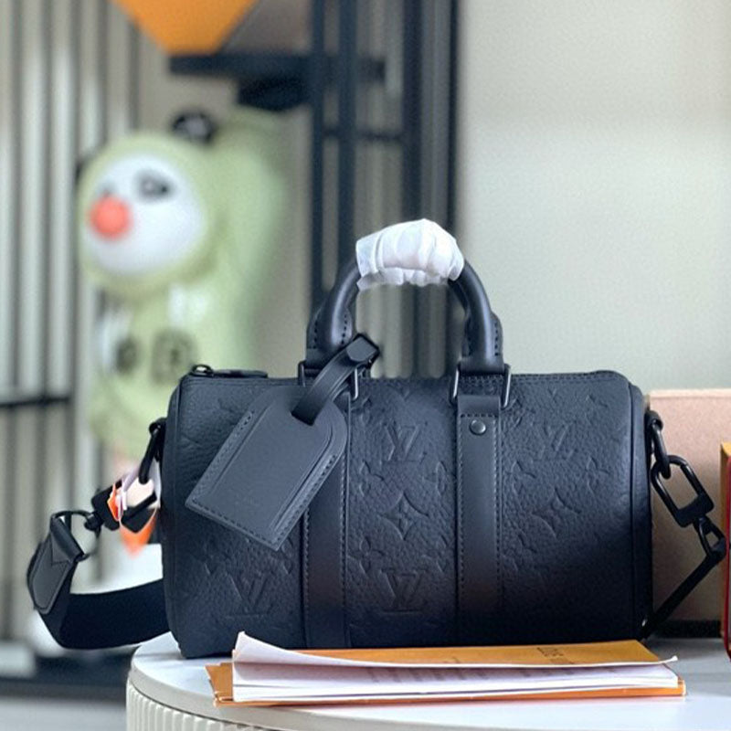 LV Keepall Bandoulière 25 Monogram Taurillon Leather M20900