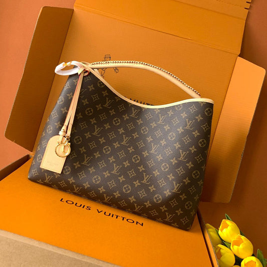 LV Again Monogram Canvas Handbags M25877
