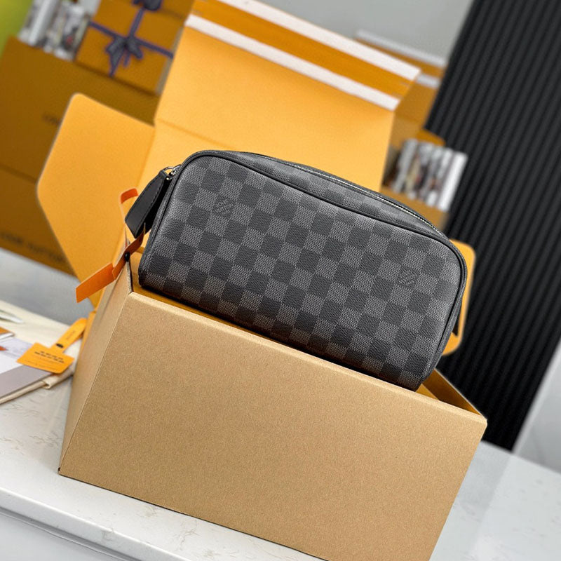 LV Dopp Kit Toilet Pouch Monogram Canvas M40127