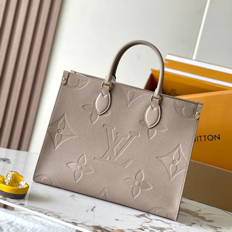 LV OnTheGo MM Monogram Empreinte Leather M45607 Bag