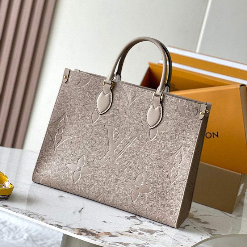 LV OnTheGo MM Monogram Empreinte Leather M45607 Bag