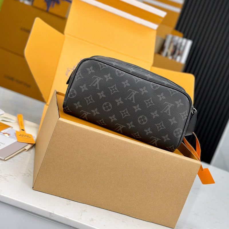 LV Dopp Kit Monogram Eclipse Canvas M46354 Bag