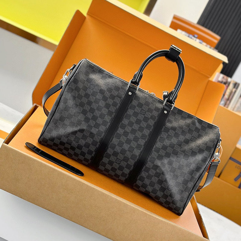 LV Keepall Bandoulière 45 50 Travel Bag N41418