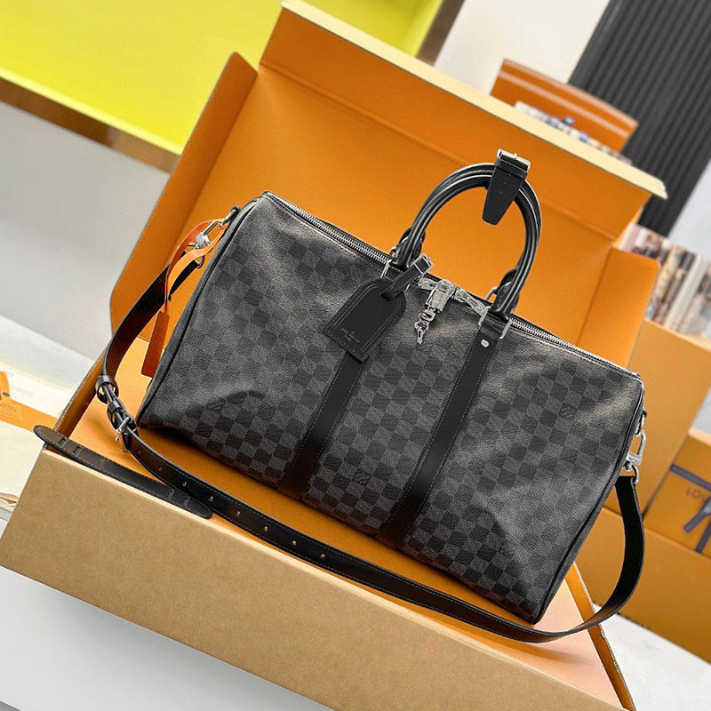 LV Keepall Bandoulière 45 50 Travel Bag N41418