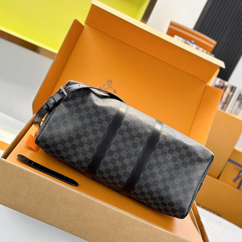 LV Keepall Bandoulière 45 50 Travel Bag N41418