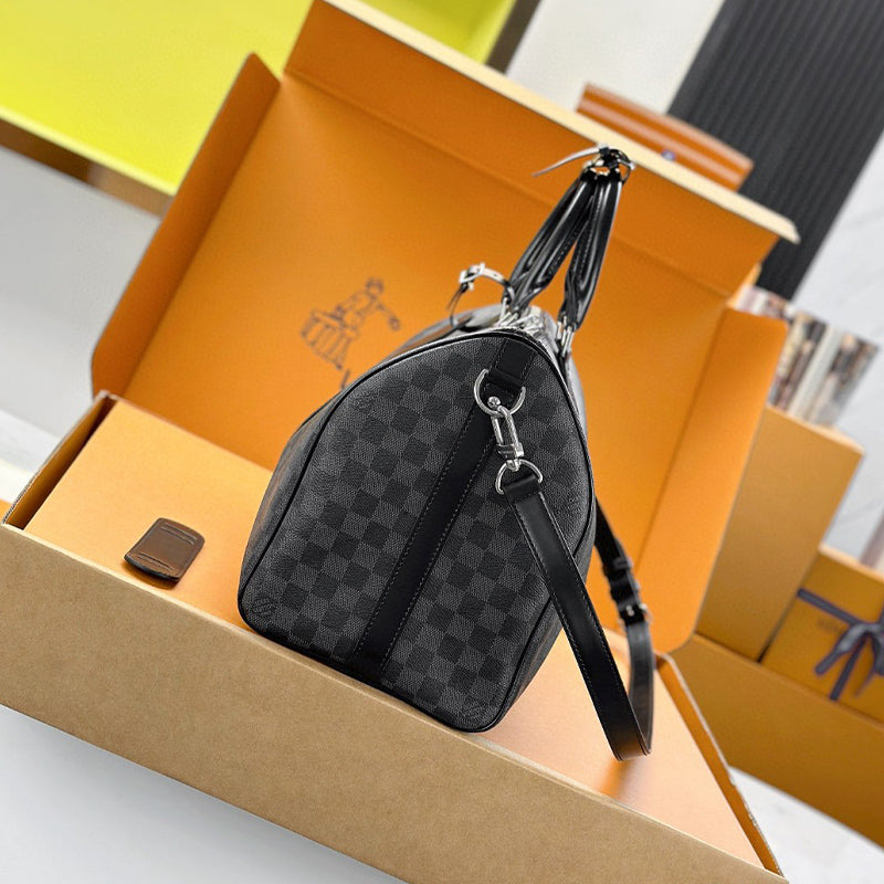 LV Keepall Bandoulière 45 50 Travel Bag N41418