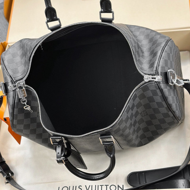 LV Keepall Bandoulière 45 50 Travel Bag N41418
