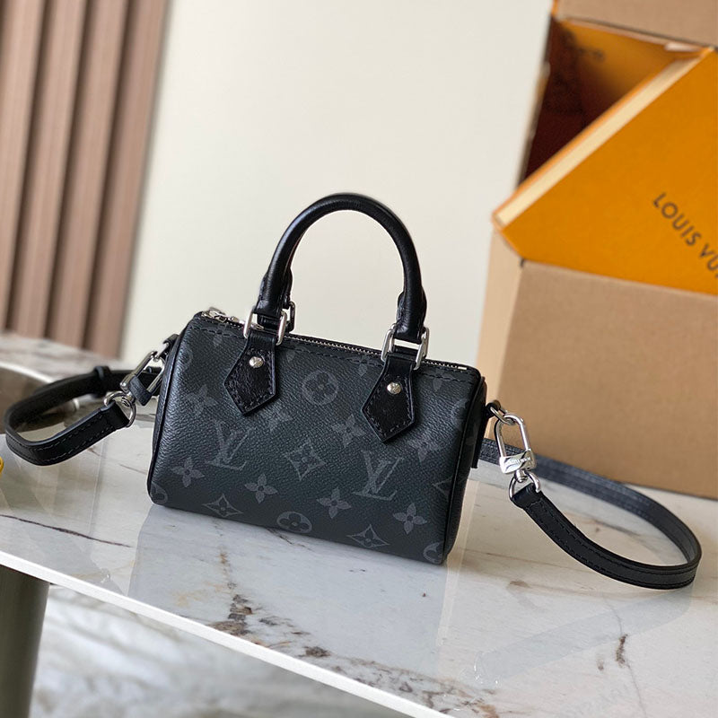 LV Nano Speedy Eclipse Monogram Eclipse M26573 Bag
