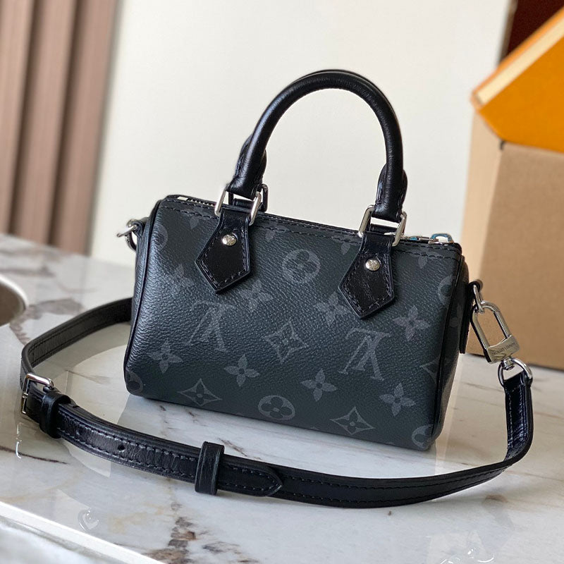 LV Nano Speedy Eclipse Monogram Eclipse M26573 Bag