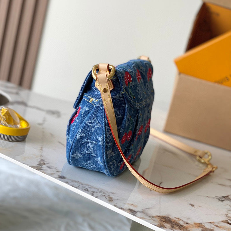 LV x TM Sunset Monogram Denim Bag M13680