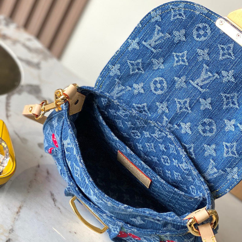 LV x TM Sunset Monogram Denim Bag M13680