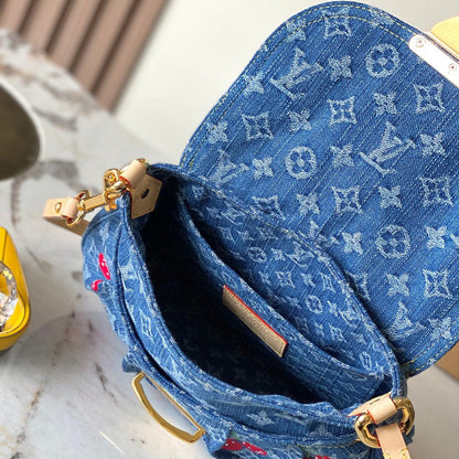 LV x TM Sunset Monogram Denim Bag M13680