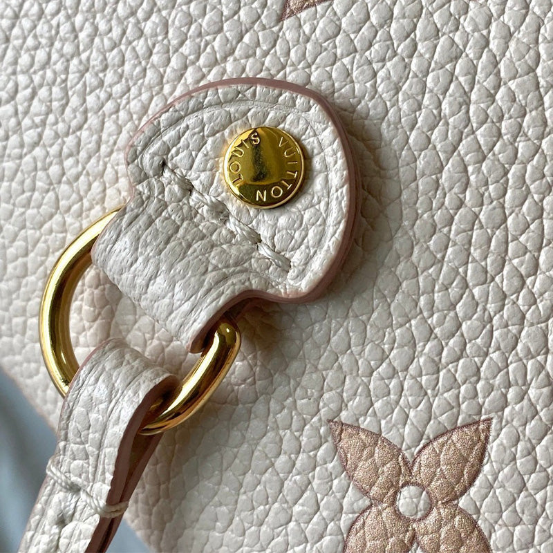 LV Neverfull MM Monogram Empreinte Leather Bag M14285