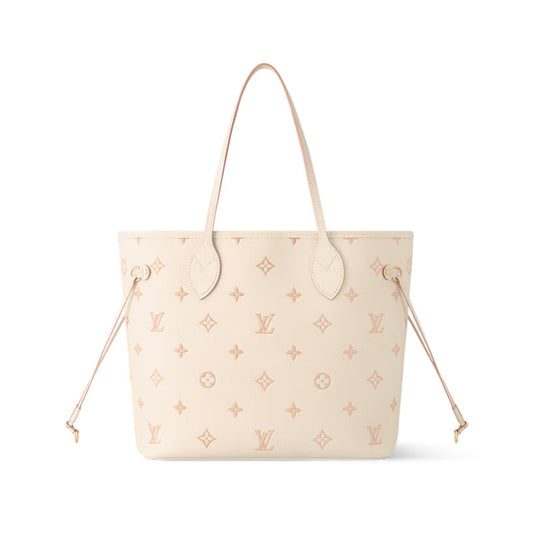 LV Neverfull MM Monogram Empreinte Leather Bag M14285