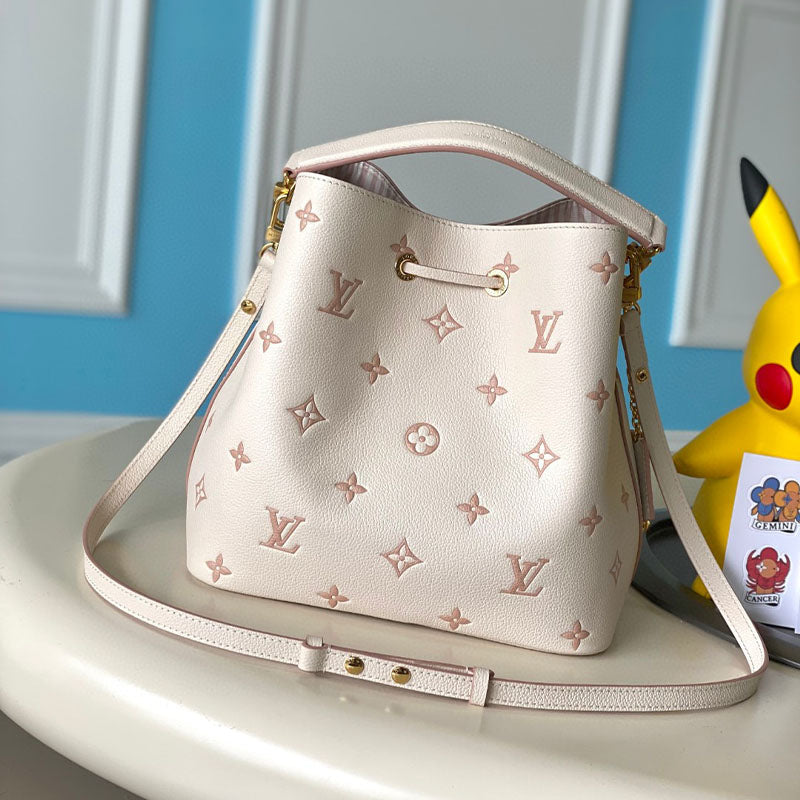 LV NeoNoe MM Monogram Empreinte Leather Bags M14401