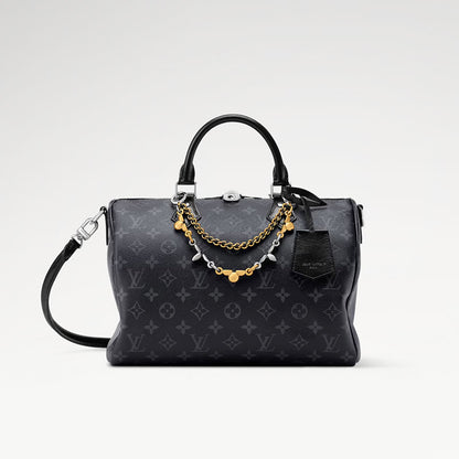 LV Speedy Soft 30 Monogram Eclipse M15102 Bag