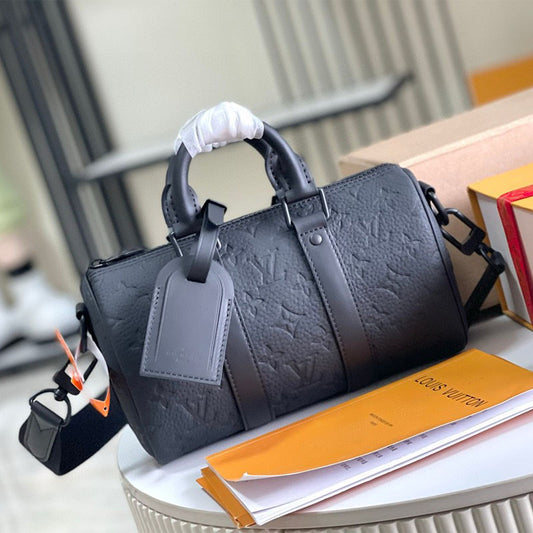 LV Keepall Bandoulière 25 Monogram Taurillon Leather M20900