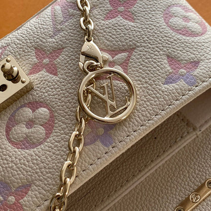 LV Nano Madeleine Monogram Empreinte M25596 Real Leather Bag