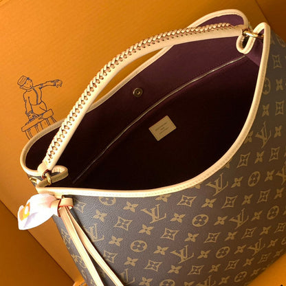 LV Again Monogram Canvas Handbags M25877