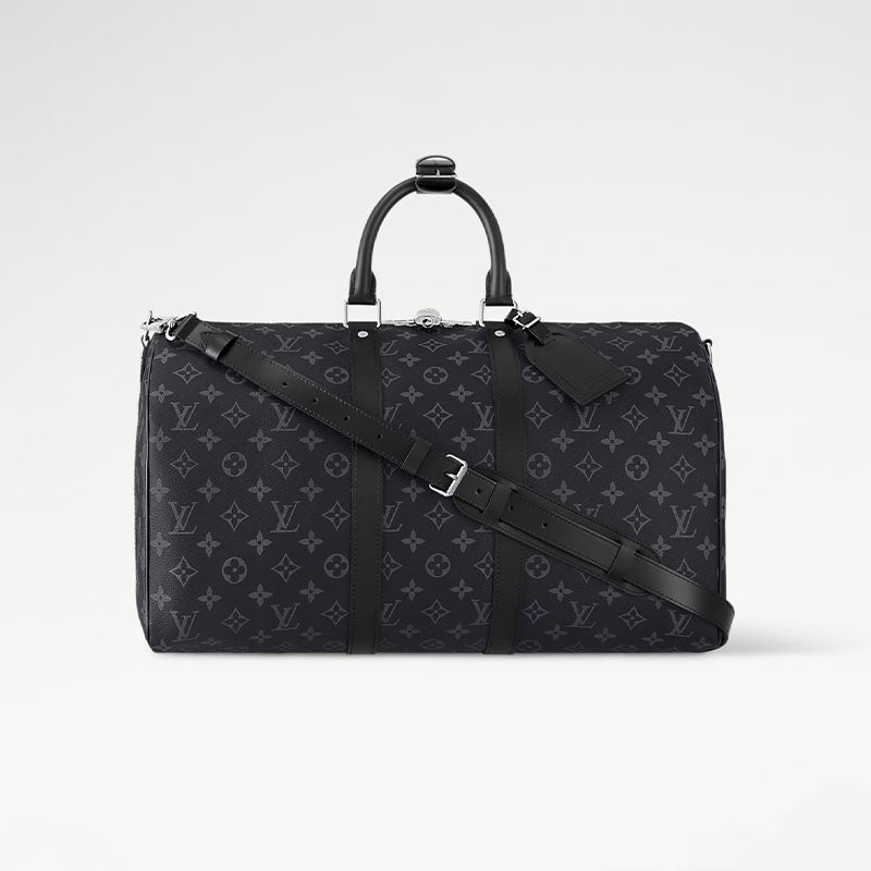LV Keepall Bandoulière 45 Monogram Eclipse Canvas M40569 Bag