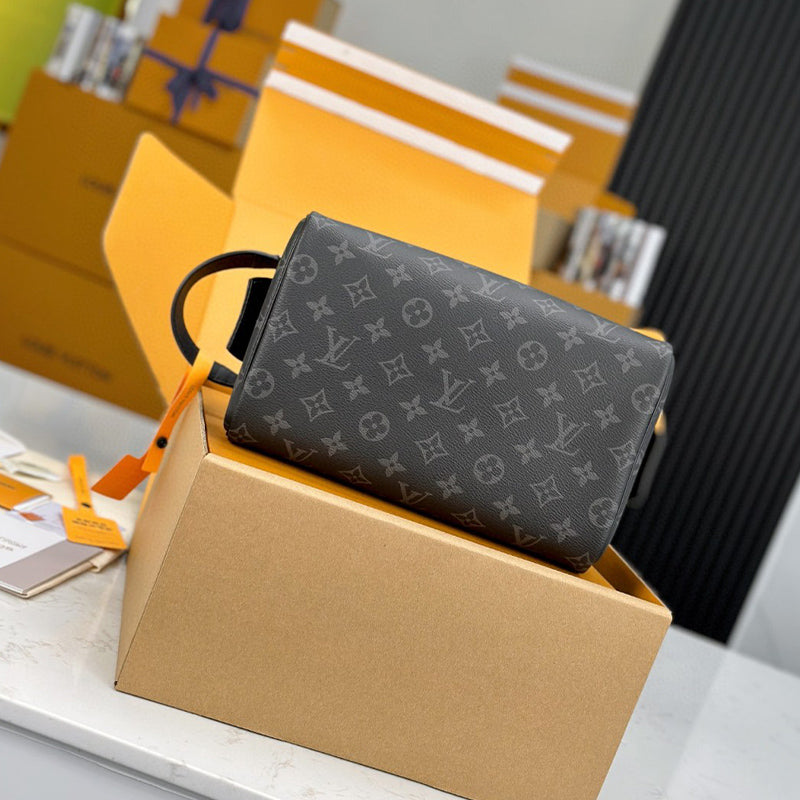 LV Dopp Kit Monogram Eclipse Canvas M46354 Bag