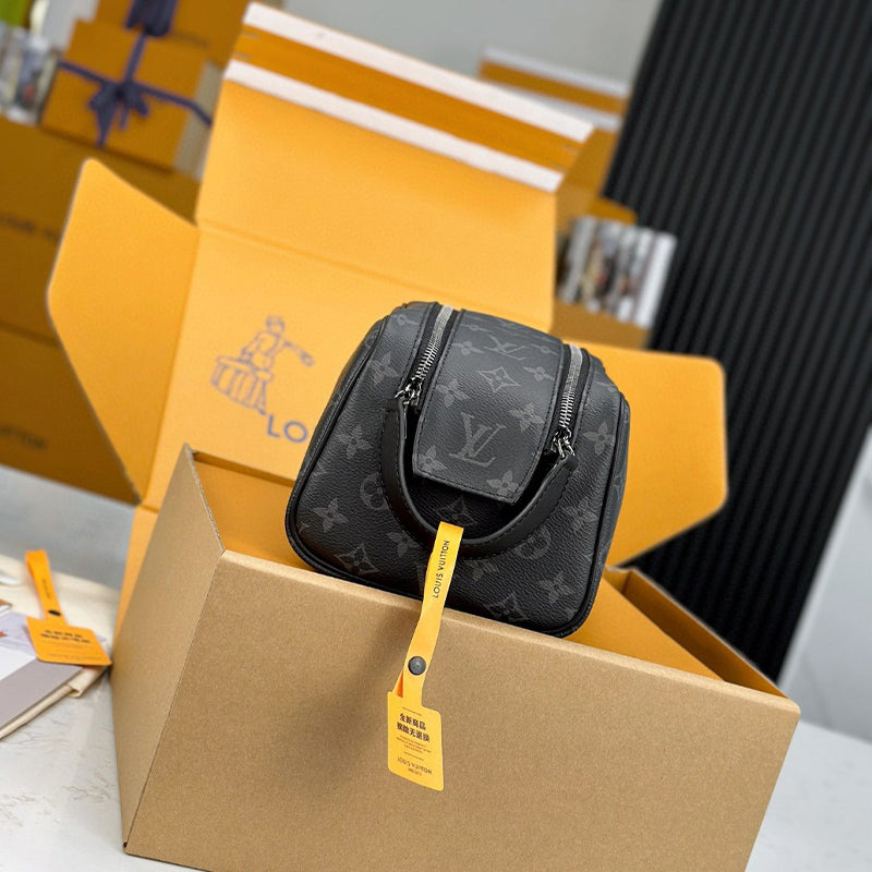 LV Dopp Kit Monogram Eclipse Canvas M46354 Bag