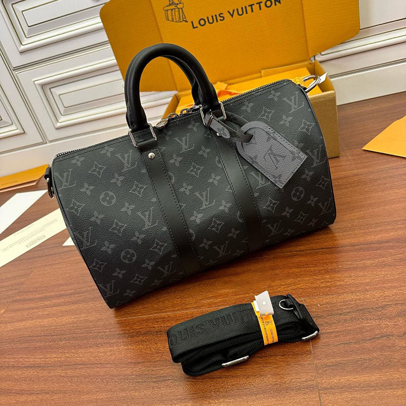 LV Keepall Bandoulière 35 Monogram Eclipse M46655 Bag