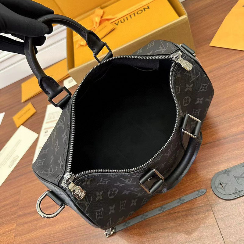 LV Keepall Bandoulière 35 Monogram Eclipse M46655 Bag