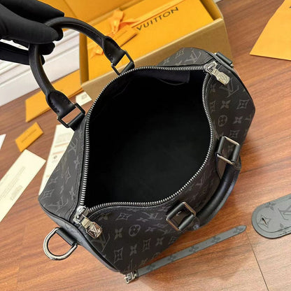 LV Keepall Bandoulière 35 Monogram Eclipse M46655 Bag