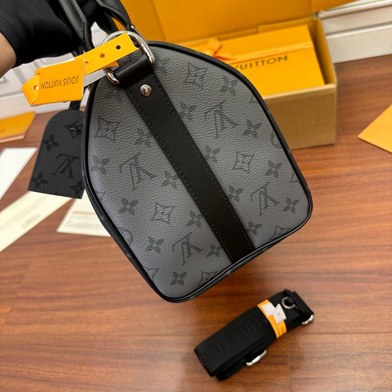 LV Keepall Bandoulière 35 Monogram Eclipse M46655 Bag