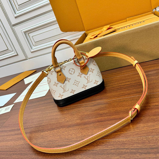 LV Nano Alma Monogram Dune M46895 Bag