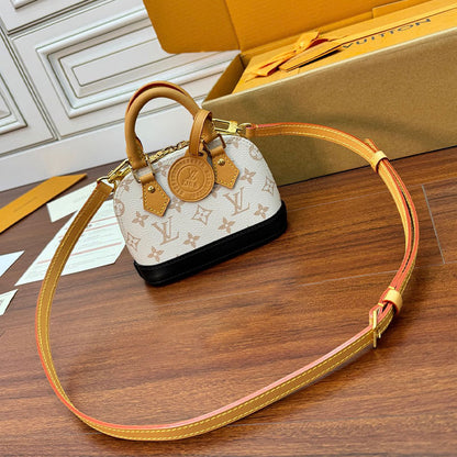 LV Nano Alma Monogram Dune M46895 Bag