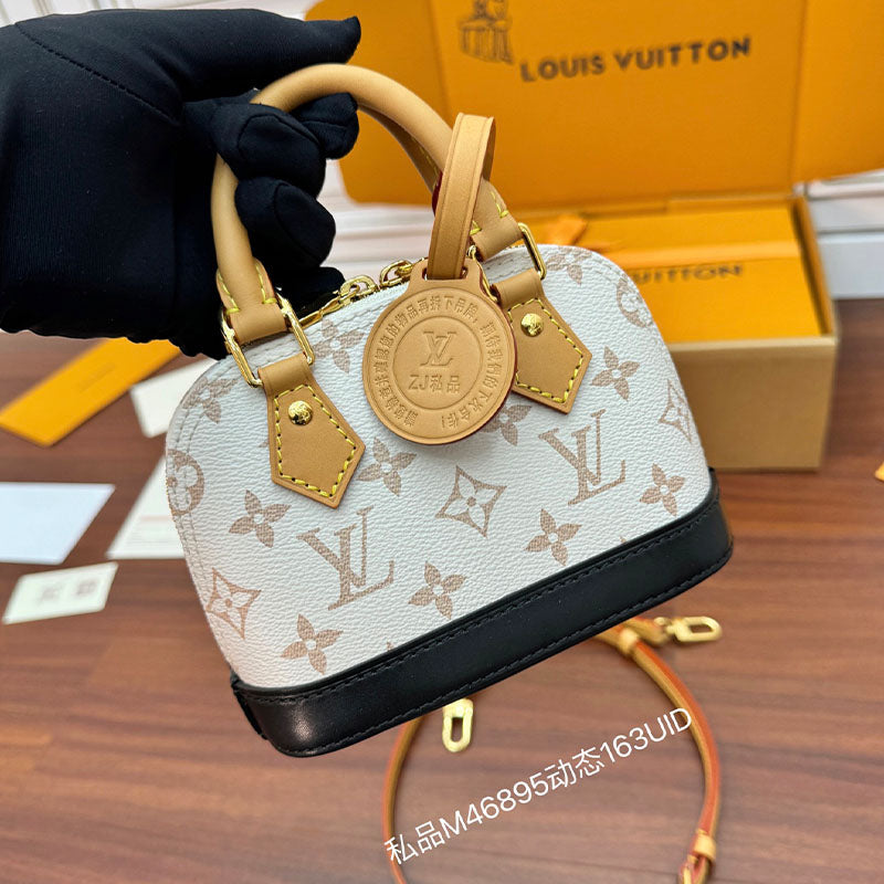LV Nano Alma Monogram Dune M46895 Bag