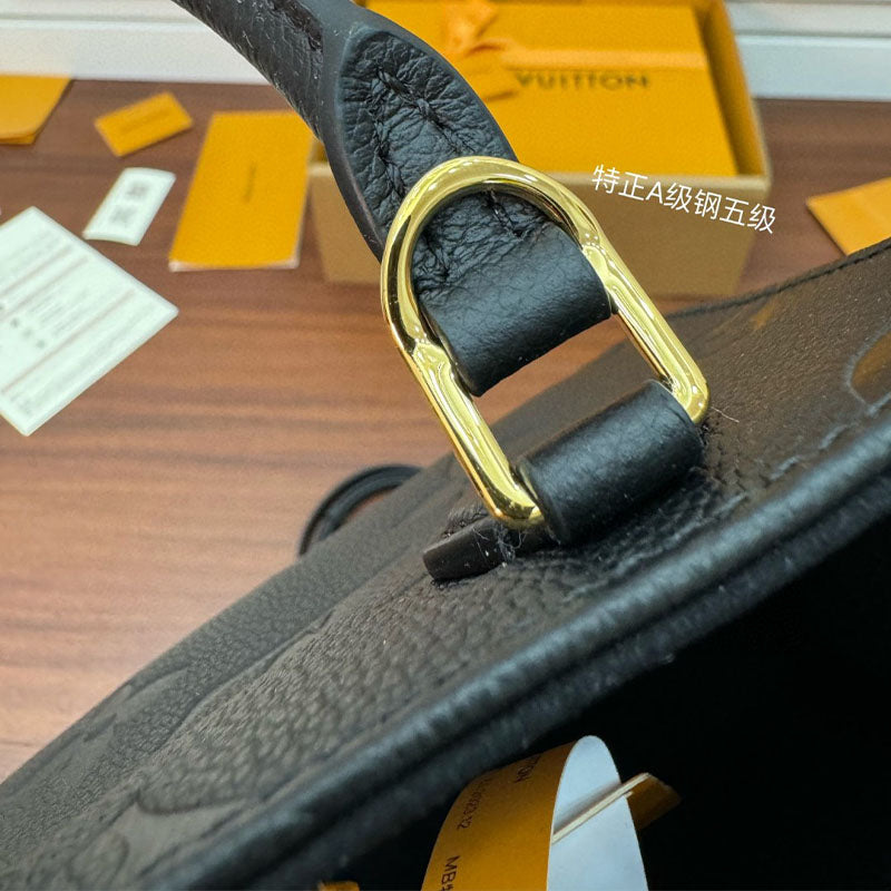 LV Onthego BB Black Monogram Empreinte M46993 Bag