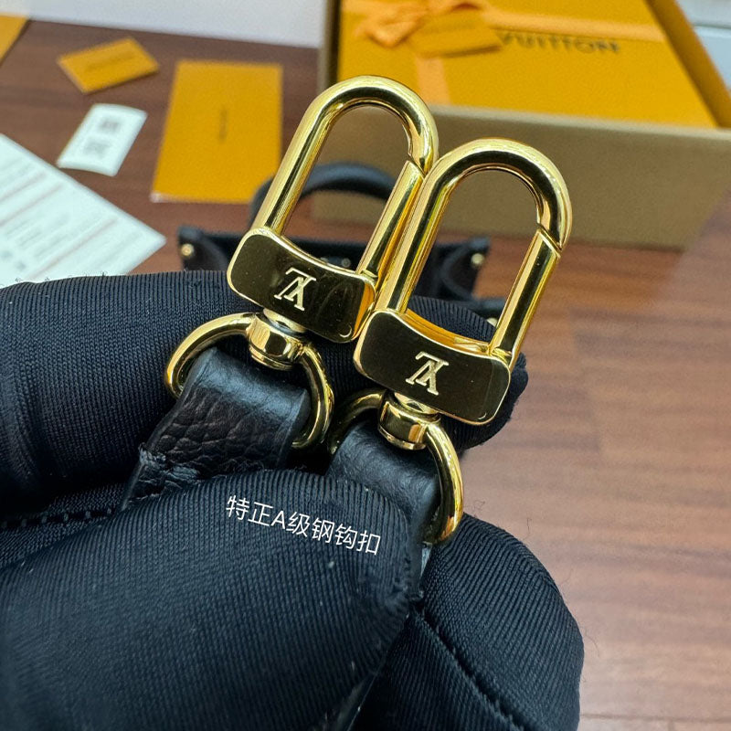 LV Onthego BB Black Monogram Empreinte M46993 Bag