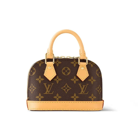 LV Nano Alma Monogram Real Leather Bag M82717
