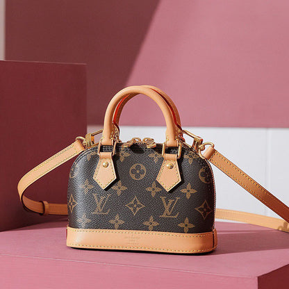 LV Nano Alma Monogram Real Leather Bag M82717