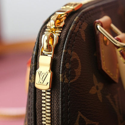LV Nano Alma Monogram Real Leather Bag M82717