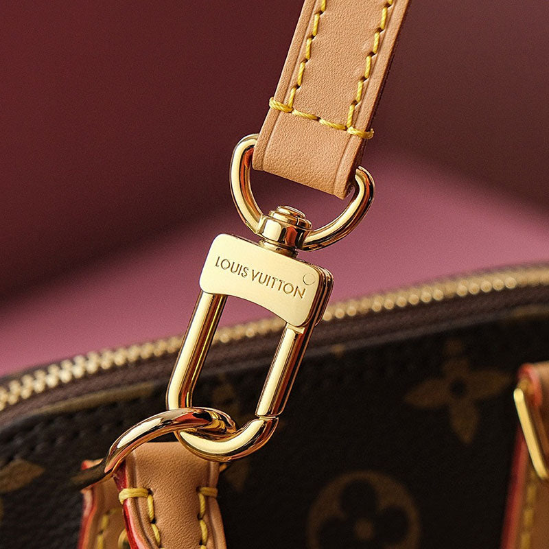 LV Nano Alma Monogram Real Leather Bag M82717