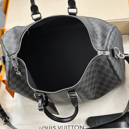 LV Keepall Bandoulière 45 50 Travel Bag N41418