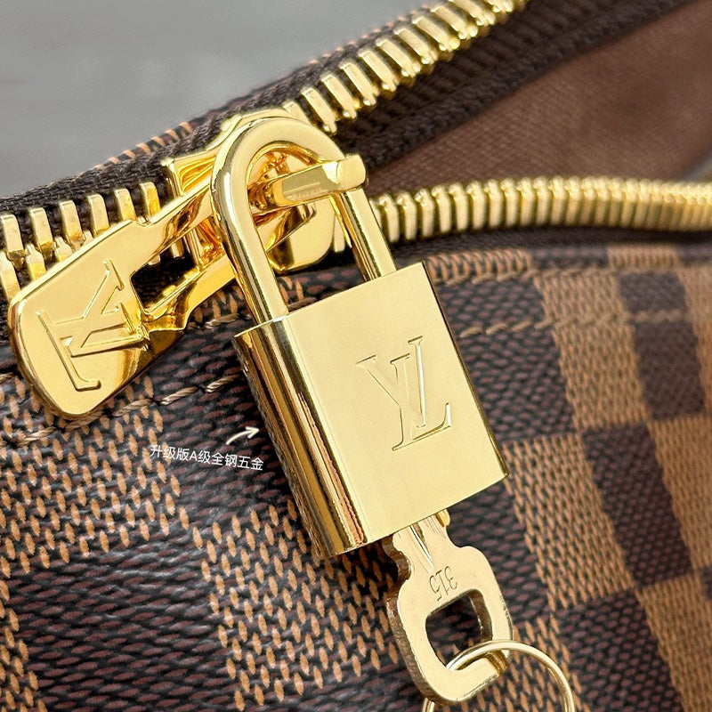 LV Keepall Bandoulière 45 Damier Graphite Canvas N41428 Travel Bag