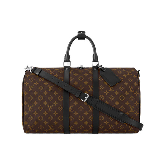 LV Keepall Bandoulière 45 Damier Graphite Canvas N41428 Travel Bag