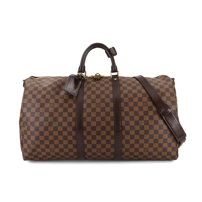 LV Keepall Bandoulière 45 Damier Graphite Canvas N41428 Travel Bag