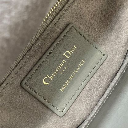 Small Lady Dior My ABCDior Elephant Gray Tote Bag
